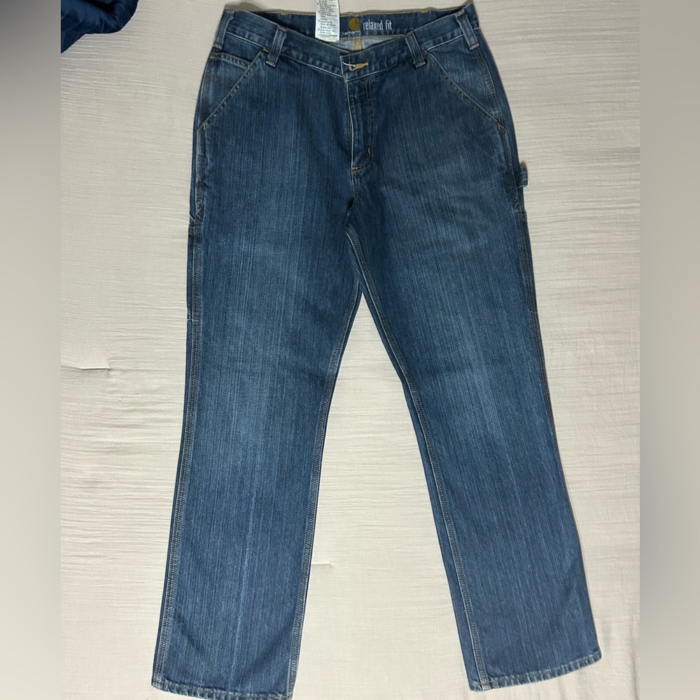 Carhartt Men's Relaxed Fit Blue Jeans